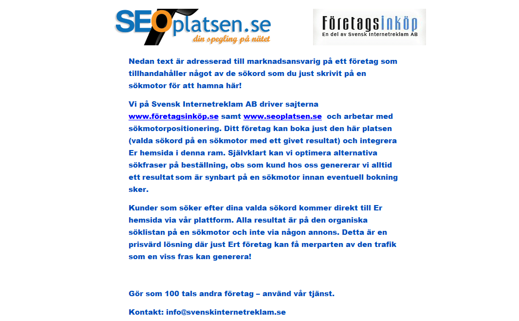 Svensk Internetreklam AB